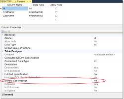 Sql Insert Error Cannot Insert The Value Null Into Column Id Stack Overflow