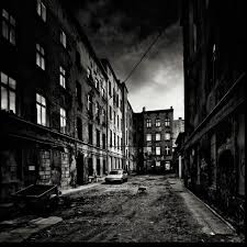 Black And White Road Photography Dark Black And White Picture Of An Small Road In The City Urban Decay Photography City Life Photography White Photography