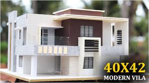 40x42 Modern Home Design Youtube