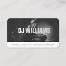 Get inspired by 155 professionally designed music business cards templates. Modern Black And White Dj Deejay Musician Business Card J32 Design
