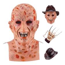 Halloween Mask Gloves Cosplay Killer Krueger