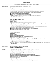 Resume examples see perfect resume samples that get jobs. Stage Technician Resume Samples Velvet Jobs