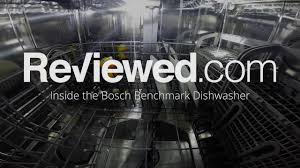 Bosch dishwashers are made to seamlessly fit with your cabinets. Inside The Bosch Benchmark Dishwasher Youtube