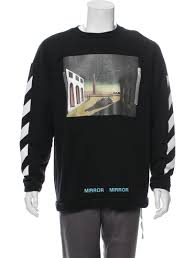 Beyonce mirror jumbo image white t shirt new official merchtop rated seller. Off White C O Virgil Abloh Mirror Mirror Graphic Sweatshirt Clothing Wowva20549 The Realreal