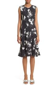 erdem neo floral print jersey ruffle hem dress nordstrom rack