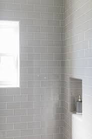 Grey Subway Tile Bathroom With 3x6 Grey Subway Tile Sources On Home Bunch Greysubwaytile White Subway Tile Bathroom Subway Tiles Bathroom Grey Subway Tiles