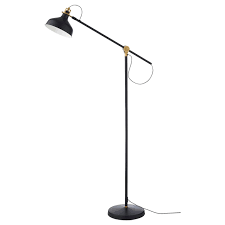 Ranarp Floor Reading Lamp With Led Bulb Black Ikea In 2020 Reading Lamp Floor Ikea Floor Lamp Floor Lamp Lighting