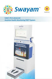 White Swayam Anytime Health Monitoring Kiosk Screen Size 20 Inch Rs 850000 Piece Id 21584364791