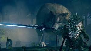 Black And Grey Wolf Pokemon Dark Souls Great Grey Wolf Sif Boss Fight 4k 60fps In 2020 Dark Souls Best Funny Pictures Funny Pictures