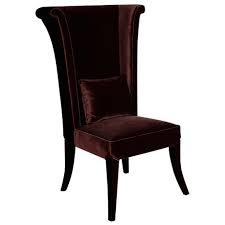 Mad Hatter Brown Velvet Dining Chair P6071 Lamps Plus Velvet Dining Chairs Dining Chairs Traditional Dining Chairs