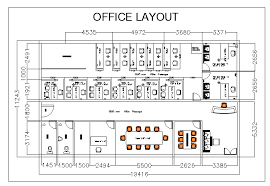 Layout Plan Of A Corporate Office Dwg