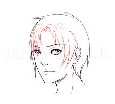 Short = chin and above. How To Draw Short Hair Step By Step Drawing Guide By Ghostiy Dragoart Com