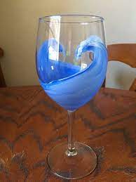 This Item Is Unavailable Etsy Painted Wine Glasses Wine Glass Crafts Wave Painting