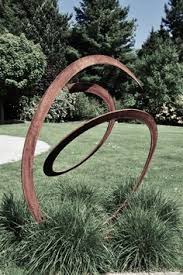 Garden Sculpture In Corten Kunstobject Voor In De Tuin In Garden Art Sculptures Garden Art Metal Sculptures Garden