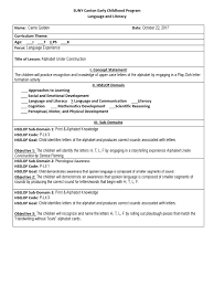 Include details specific enough that a substitute teacher could come in and understand them. Constructing The Alphabet Lesson Plan Pdf Literacy Knowledge