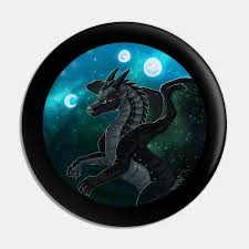 Formerly an outclaw, qibli later attended jade mountain academy as a member of the jade winglet, and is in a relationship with moonwatcher. Wings Of Fire Moonwatcher Wings Of Fire Pin Teepublic Fr