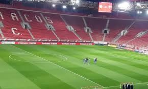 Olympiacos football club, also known simply as olympiacos, olympiacos piraeus or with its full name as olympiacos c.f.p., is a greek profess. Olympiacos To Host Wolves Inside Empty Karaiskakis Stadium Agonasport Com