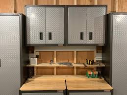 The steel wall gearbox features an open shelf with power cord access, allowing radios and battery chargers to easily connect to a power source without cluttering your work manufacturer: Ready To Assemble Full Door Wall Gearbox Gladiator