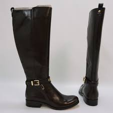 Michael Kors Black And Brown Riding Boots Michael Michael Kors Shoes Michael Kors Wide Calf Riding Boot Brown 5 5 Color Brown Size 5 5 Brown Riding Boots Riding Boots Tall Riding Boots