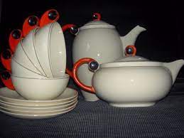 art deco servies strand van bellefroid voor regout art deco vintage keramiek servies