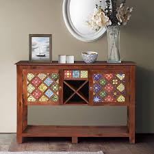 A dining room table is the one place in which your guests generally end up spending the most time, and it plays an enormous. Frederica Mosaic Tile Reclaimed Wood Console Hall Table