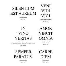 Latin Quote Wall Sticker Latin Quote Tattoos Latin Quotes Latin Phrase Tattoos