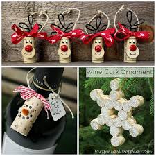 Easy christmas glass and metal angel ornament. Wine Cork Christmas Craft Ideas Crafty Morning