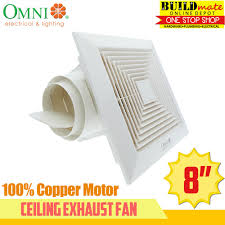 Broan 688 kitchen ceiling exhaust fan and wall mount fan. Omni Ceiling Exhaust Fan 8 Xfc200 8 Shopee Philippines