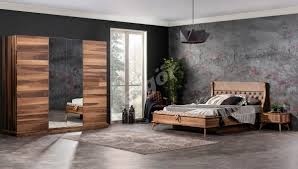 Royan Yatak Odasi Takimi Modelleri Fiyatlari Evgor Mobilya Bed Furniture Set Furniture Contemporary Bed Design