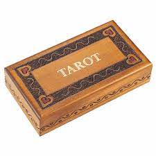 Tarot card boxes are available in many different sizes, and can come in mini packs or large variants for ceremonial use. Polish Handcarved Wooden Box Tarot Card Box