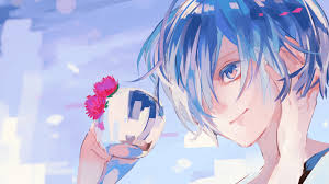 They have been indexed as female teen with blue eyes and purple hair that is to neck length. Touka Kirishima Tokyo Ghoul Re 4k 9339