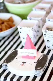 While a hot dog bar makes a great idea for dog themed party food, you'll probably need a few other options for your guests to enjoy at your celebration. Puppy Themed Birthday Party Let S Paw Ty Sugar Maple Notes