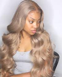 Flo Flo Custom Ash Blonde Hair Frontal Wig Hairstyles Champagne Hair Ash Blonde Hair