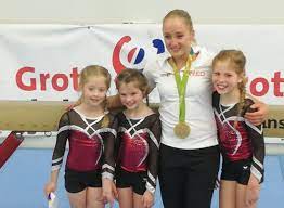 Een spectaculair optreden van de. Toos Turnsters Naar Clinic Olympisch Kampioene Sanne Wevers Toos Waddinxveen
