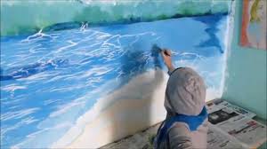 Learn to paint ocean waves and water in watercolor. Painting Waves On Wall At Paintingvalley Com Explore Collection Of Painting Waves On Wall