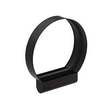 Suspension à corde authentique & pratique poids : Miroir Rond Noir