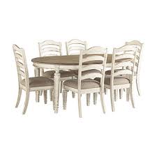 Shop dining room tables and dining room furniture sets at jcpenney. Signature Design By Ashley Realyn 7 Piece Dining Set Color Chipped White Jcpenney