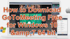 The google meet app is the best app to maintain connections and meet with business partners or employees. Gotomeeting Free Download For Windows 10 7 8 Full Version 64 Bit 32