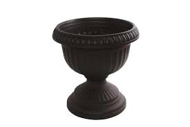 Maybe you would like to learn more about one of these? Buy 42cm Plastic Garden Urn Black Grecian Planter Plastic Storage Boxes
