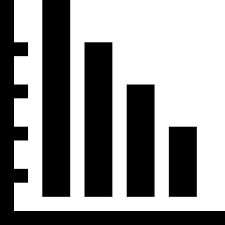 Bar Chart Down Icon Free Icons