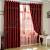Living Room Double Curtain Design