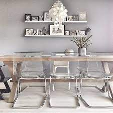 tobias chair from ikea what a good way to get more light in a room dining room inspiration home living room home decor