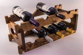 They were made of brushed stainless steel. 24 Unique Handmade Wine Rack Designs