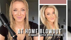 At Home Blowout Tutorial With A Blowout Dryer Brush Foxybae Blowout Tutorial Blowout Hair Dryer Brush