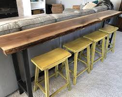 30 Models Diy Sofa Table To Decorating Behind Couch Bar Top Tables Living Table Live Edge Dining Table