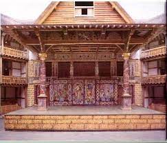 Frons scenae globe theatre the decoration of the stage wall. The Globe Theater