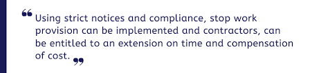Construction delays happen all the time. Contract Provisions To Avoid Loss Of Liquidity In Construction