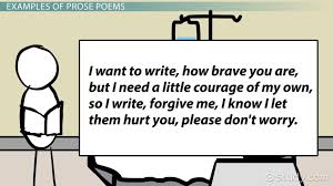 Prose Poems Definition Famous Examples Video Lesson Transcript Study Com