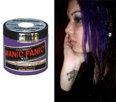 There are no harmful chemicals in manic panic® hair color. Manic Panic Classic Ultra Violet Hair Color Dye Cream