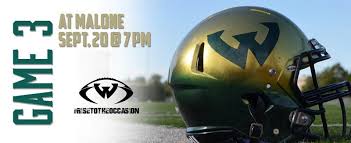 Football Prepares for First Road Game at Malone